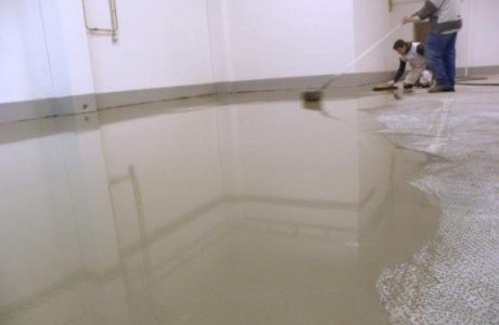 Installing an industrial floor